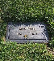 Jack Webb Grave