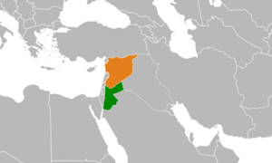 Jordan Syria Locator