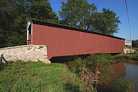 Kauffman's Distillery Covered Bridge Side View 3000px