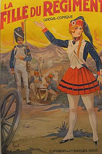 La fille du regiment 1910 poster