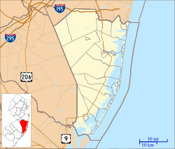 Prospertown, New Jersey is located in Ocean County, New Jersey