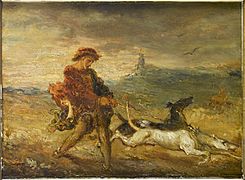 Moreau - Valets de chiens, Cat.716, 1854