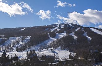 Winter view of Mount Snow.