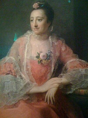 Portrait of Elizabeth Montagu (1718-1800) by Allan Ramsay (1713-1784) in 1762