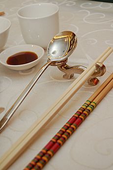 Spoon and chopsticks