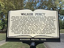 Walker Percy marker