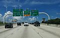 Westbound Interstate 4 in Tampa approaching Malfunction Junction 3