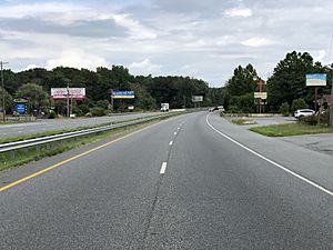 2021-08-16 15 12 11 View east along U.S. Route 40 (Pulaski Highway) at Sycamore Drive in North East, Cecil County, Maryland