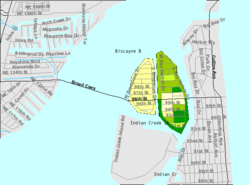 U.S. Census Bureau map showing the Town's boundaries