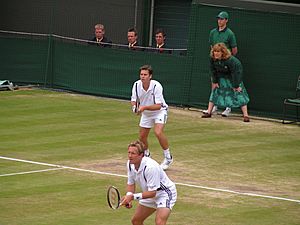 Bjorkman and Woodbridge doubles Wimbledon 2004