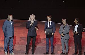 Brian May receives Stephen Hawking medal at Starmus IV Festival Yerevan, Armenia