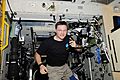 ISS-24 Doug Wheelock uses ham radio system 1