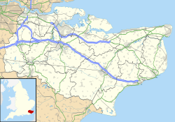 Tonbridge Priory is located in Kent