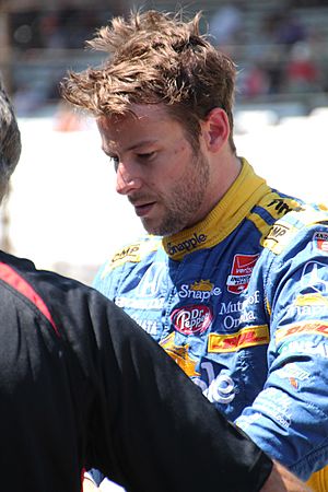 Marco Andretti at Carb Day 2015 - Stierch