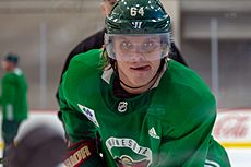 Mikael Granlund at Minnesota Wild open practice at Tria Rink in St Paul, MN.jpg