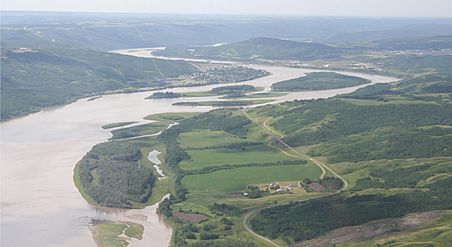 Peace River aerial