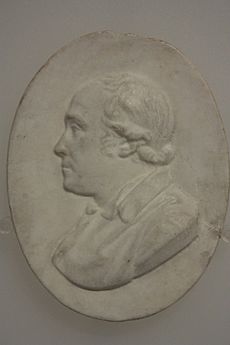 Plaster cast medallion of Dr John Hunter, Science Museum, London