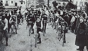 Primera sortida Volta Ciclista a Catalunya (1911)