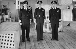 The King Pays 4-day Visit To the Home Fleet. 18 To 21 February 1943, Scapa Flow, Wearing the Uniform of An Admiral of the Fleet, the King Paid a Four Day Visit To the Home Fleet. A15205