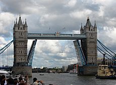 Tower Bridge,London Getting Opened 6