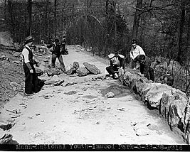 WPA workers Inwood Hill Park (1938)