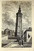 "La Tour Penchée (Torre Nueva), a Saragosse" (19929355802)