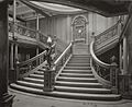 Grand Staircase aboard the RMS Olympic (William H. Rau 1911)
