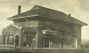 Lakeview Railroad Depot, 1915
