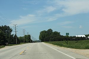 Entering the Town of Liberty on Wisconsin Highway 54