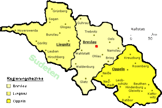 Regierungsbezirke Schlesiens