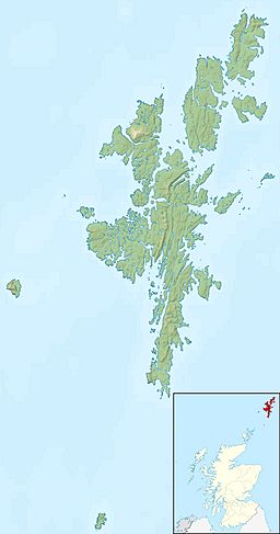 Ronas Voe is located in Shetland