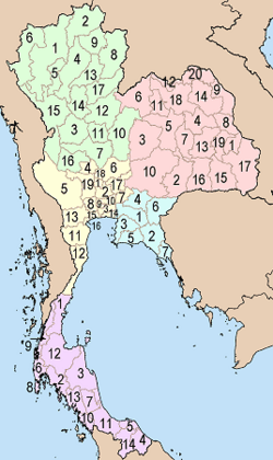 Thailand provinces