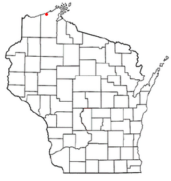 Location of Port Wing, Wisconsin