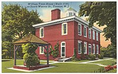William Trent House (Built 1719) on South Warren St., Trenton NJ BPL collection