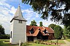 'Church of St Andrew' Greensted, Ongar, Essex England - from the south-west.JPG