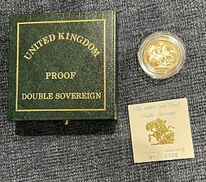 1991 double sovereign with box
