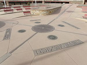 Four Corners, NM, reconstructed monument in 2010.jpg