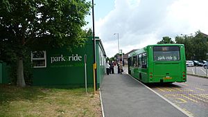 High Wycombe Cressex park and ride waiting room