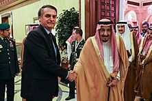 Jair Bolsonaro and Salman of Saudi Arabia, 2019 03