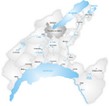 Karte Bezirk Yverdon