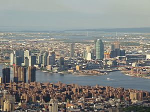 Long Island City from One World Observatory 2017
