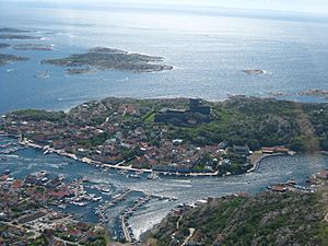 Aerial view of Marstrand