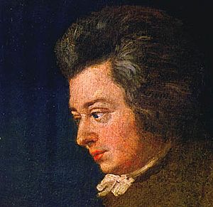Mozart (unfinished) by Lange 1782