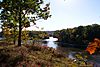 iew of the Mohawk River from Peebles Island State Park.