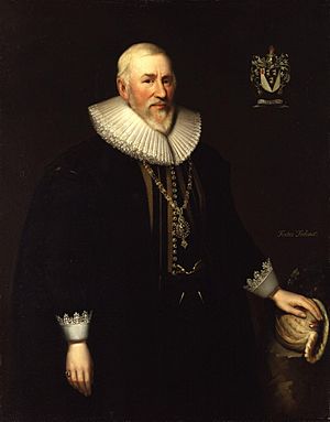 Sir Hugh Myddelton, 1st Bt by Cornelius Johnson.jpg