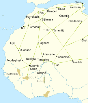 Trans-Saharan routes early