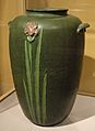 Vase, modeled by Annie V. Lingley, Grueby Faience Company, Boston, c. 1901, glazed earthenware - Hood Museum of Art - DSC09245