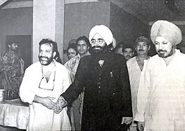 Zail Singh President of India with Bhim Singh